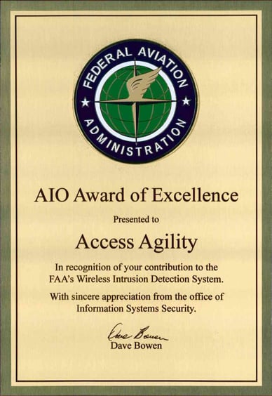 FAA WIDS Award