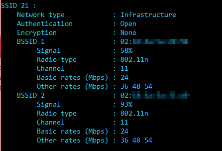 Discovering the MAC Address on a Hidden SSID 2