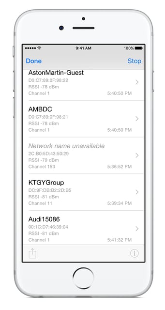 WiFi Scanner untuk iOS, iPhone, iPad