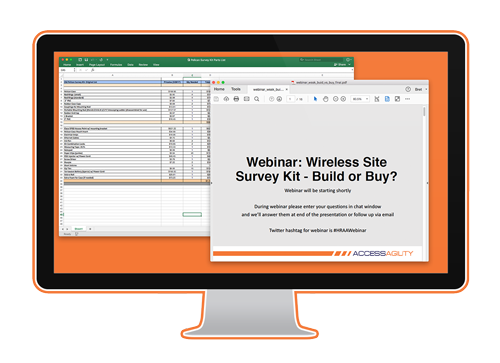 wireless site survey kit build or buy downloads survey kit